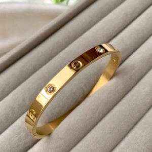 Cartier stainless steel hand cuff