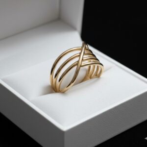 The Ethereal Crisscross Cage Ring