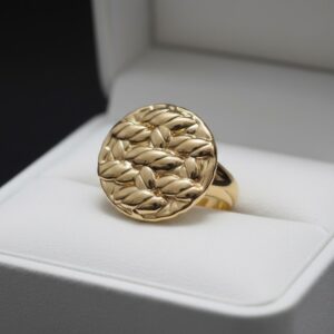 The Aurelia Braided Disc Ring