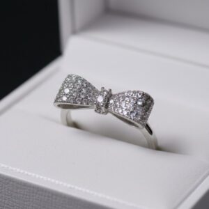 The Colette Pavé Bow Ring