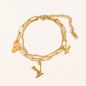 Monogram Heritage Layered Charm Bracelet
