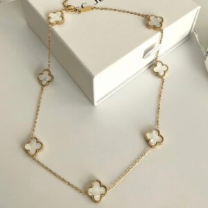 Opulence Clover Station Necklace